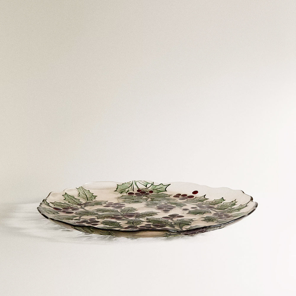 Holly Leaf Plate