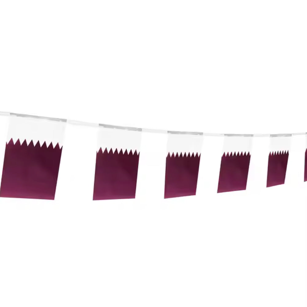 Qatar Flags Bunting