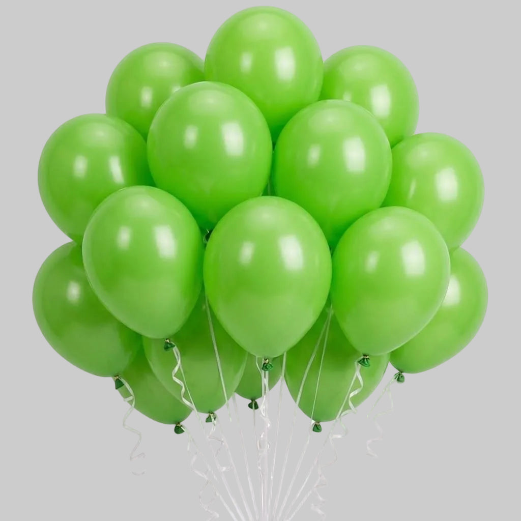 Latex balloons - green