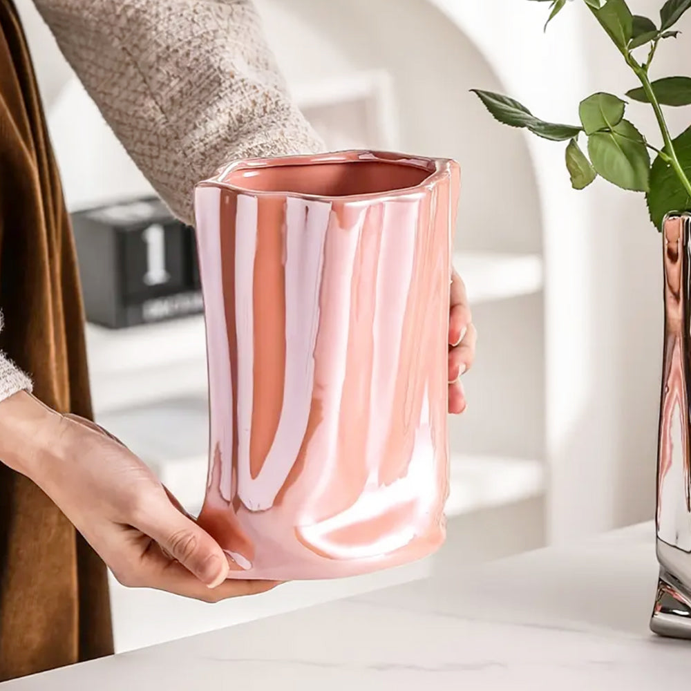 Bag vase - Pink