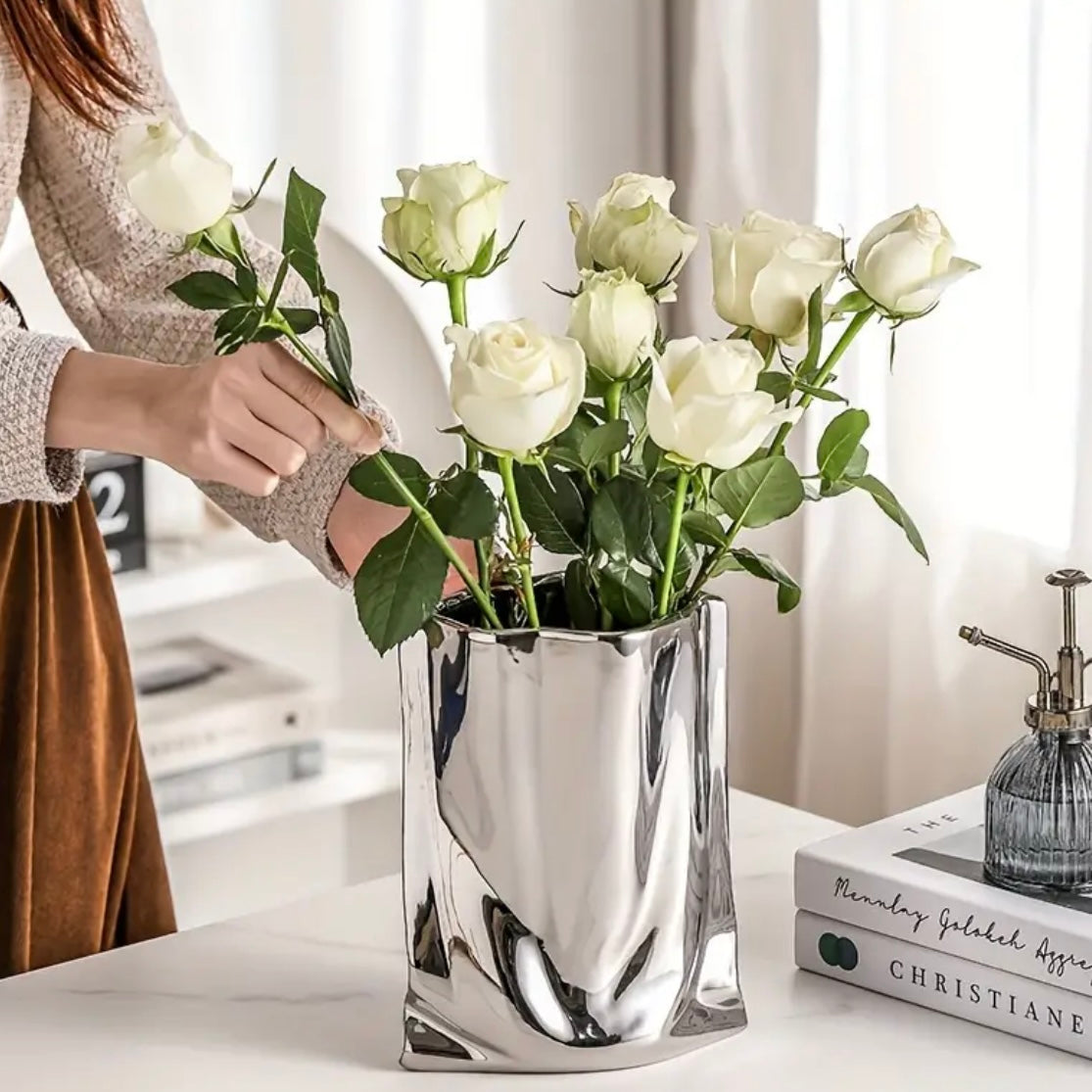 Bag vase - Gold