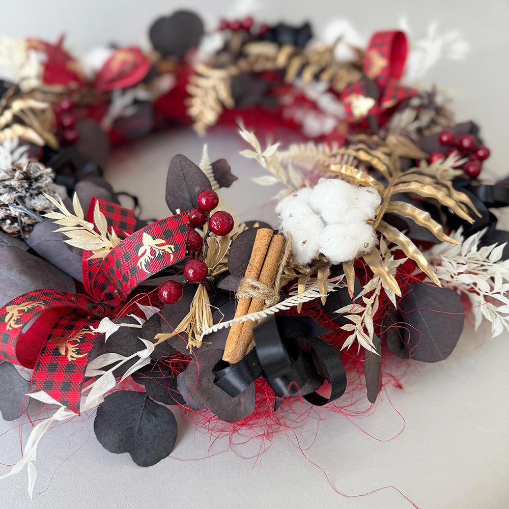 Festive Wreath Centerpiece