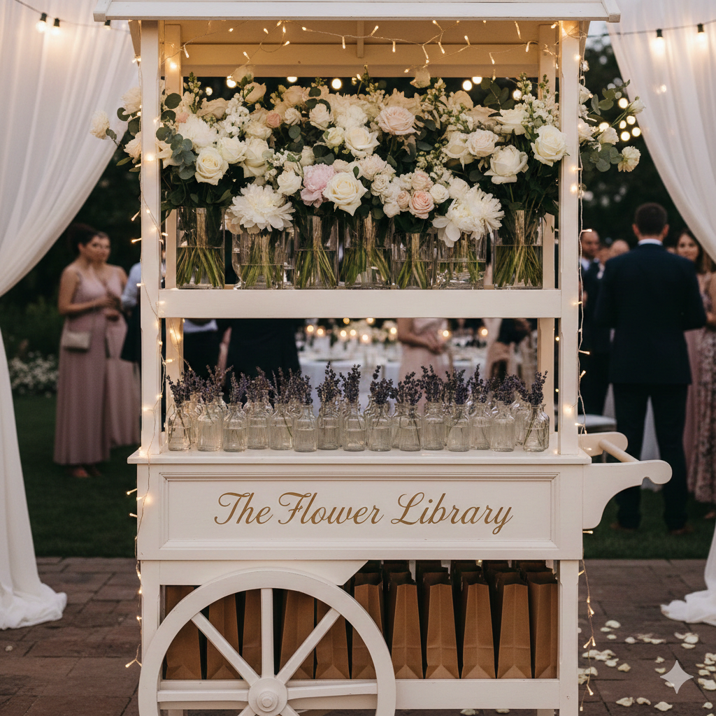 Flower Bar Cart