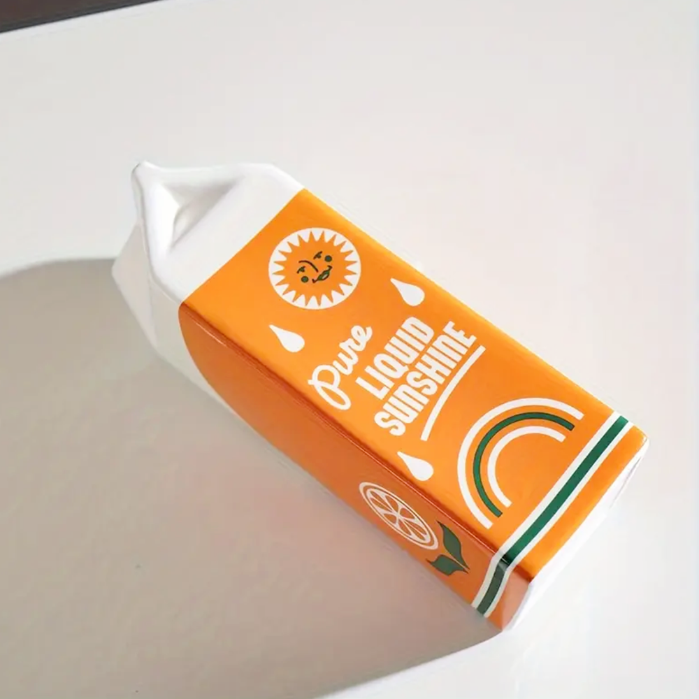 Juice box vase