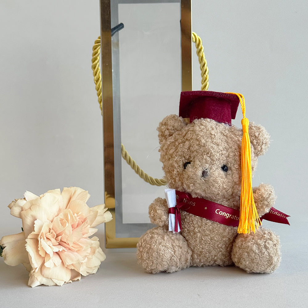 Grad Teddy Box - Red