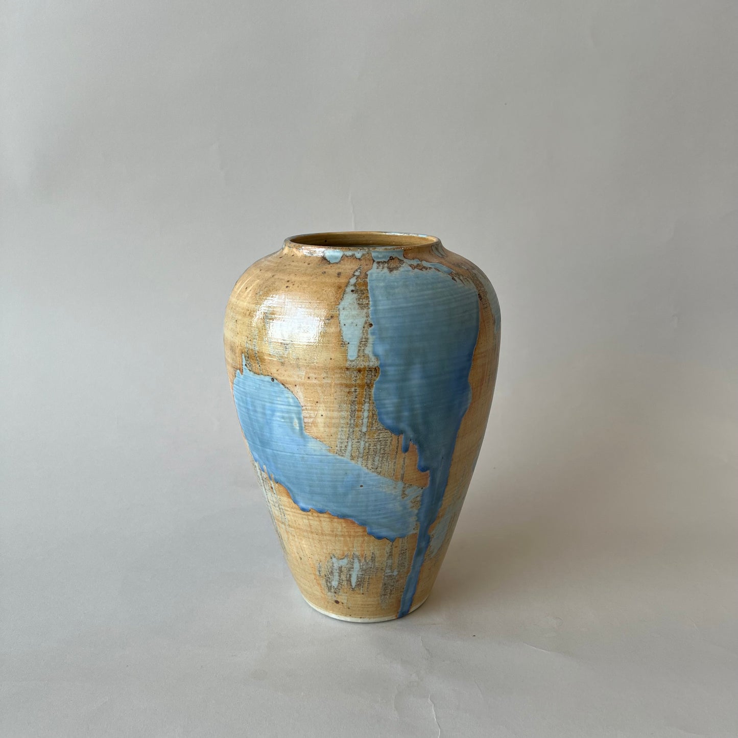 Azure drip vase