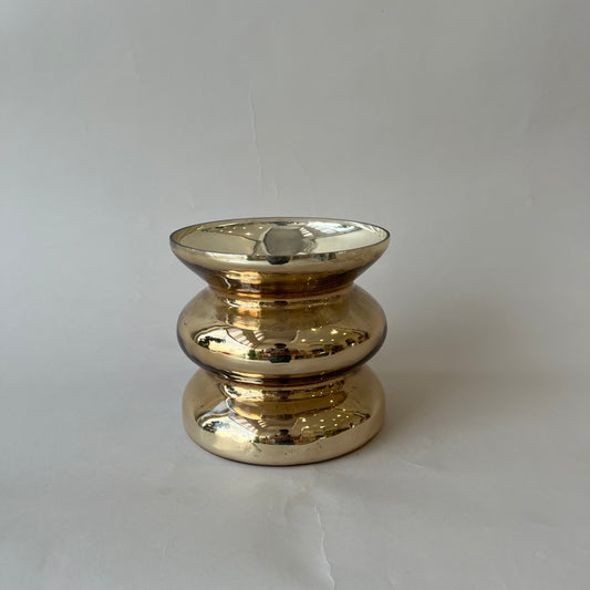 Gold ripple vase