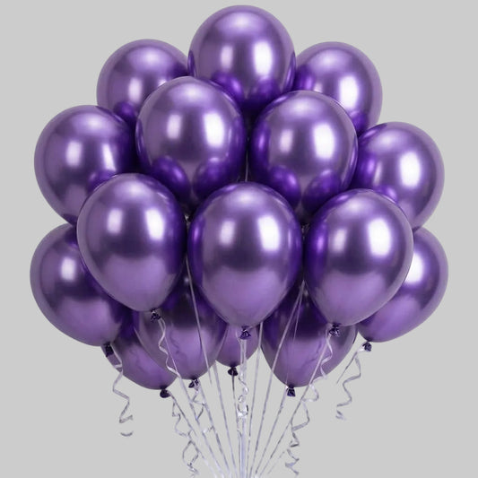 Metallic balloons- purple