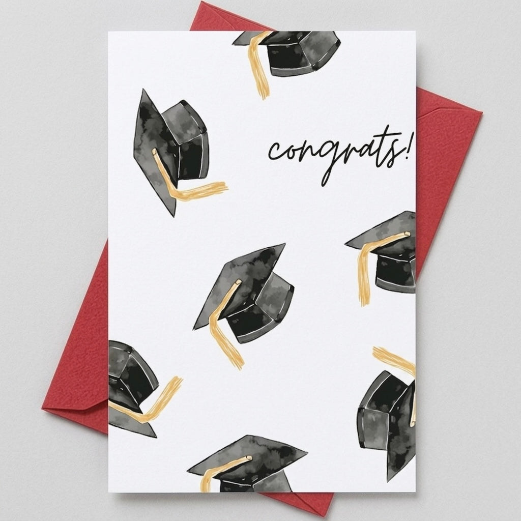 Grad Hats Card