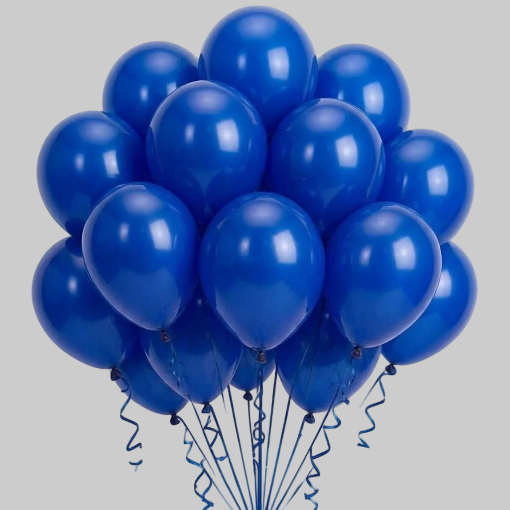 Latex balloons - blue