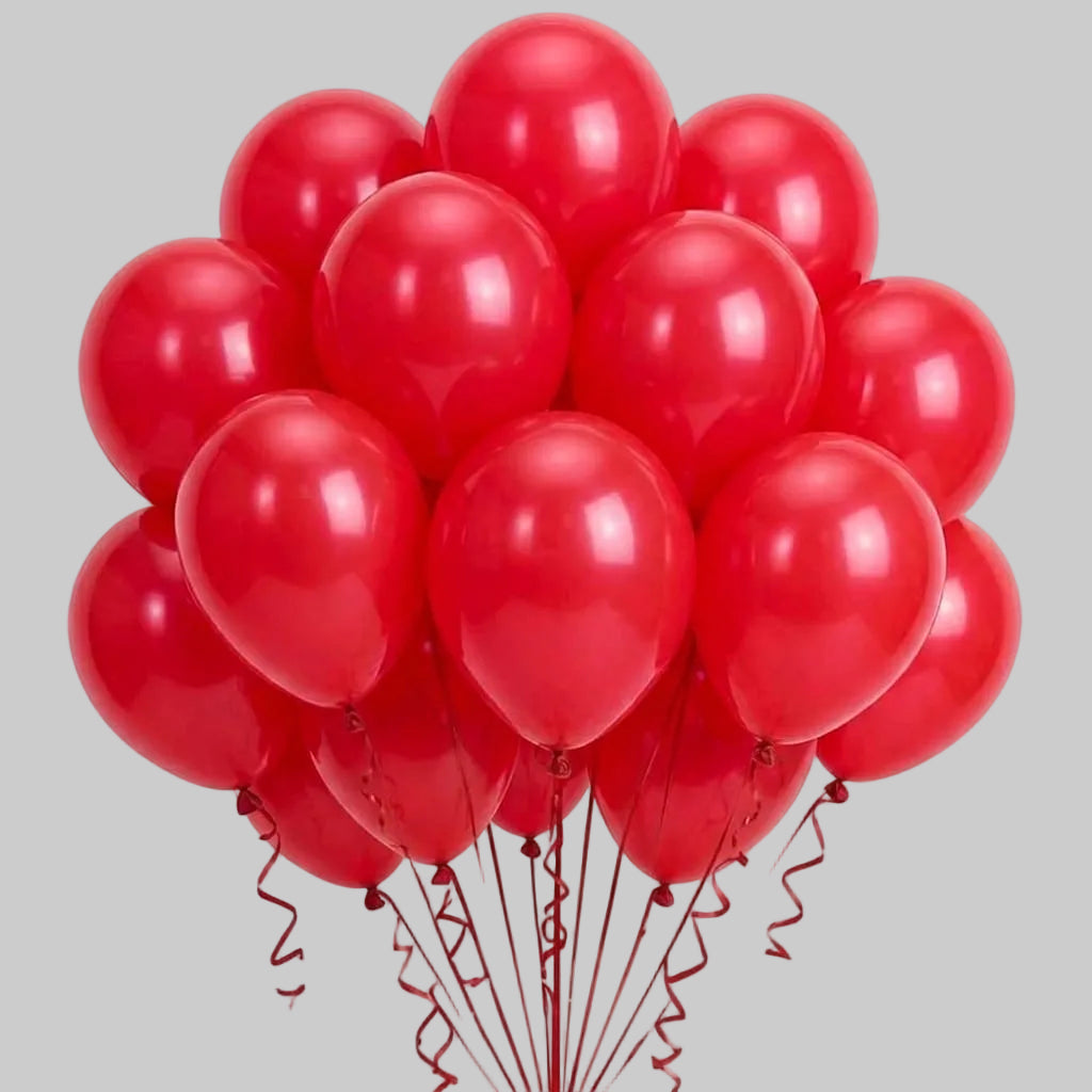 Latex balloons - red