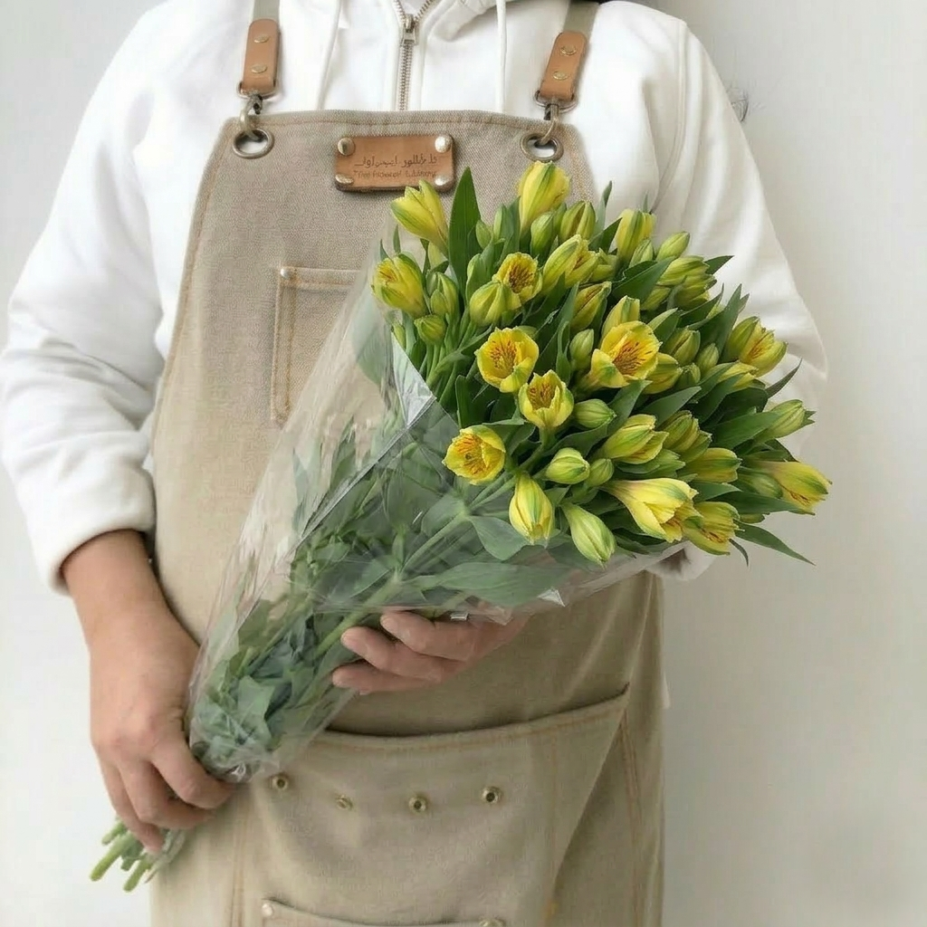 10 Alstroemeria Yellow - الستروميريا أصفر