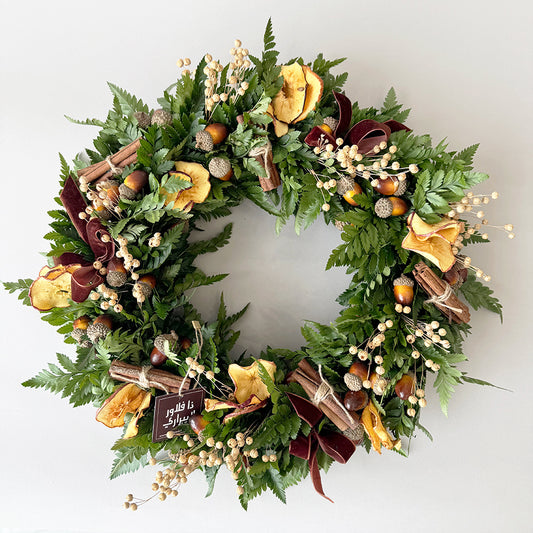 Apple Pie Wreath