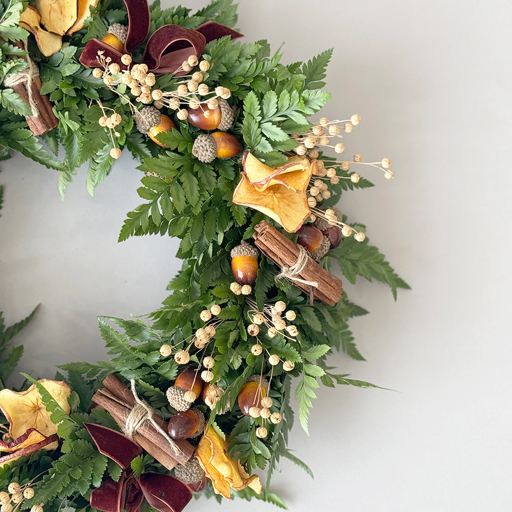 Apple Pie Wreath