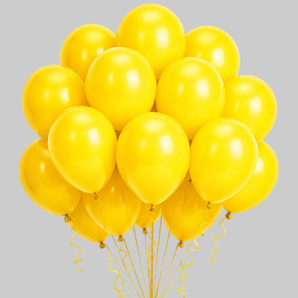 Latex balloons -  yellow