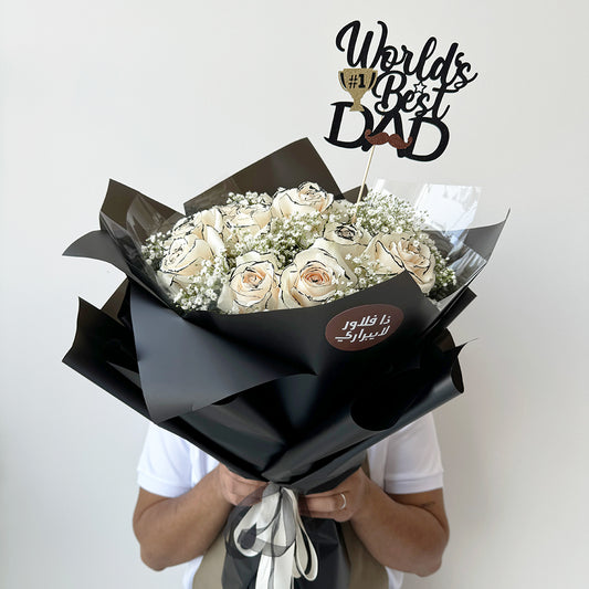 Comic Best-Dad Bouquet