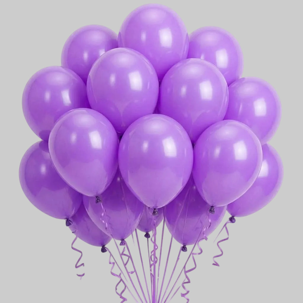 Latex balloons - purple