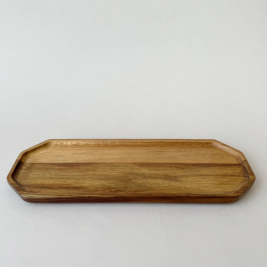 Octagon Wood Tray