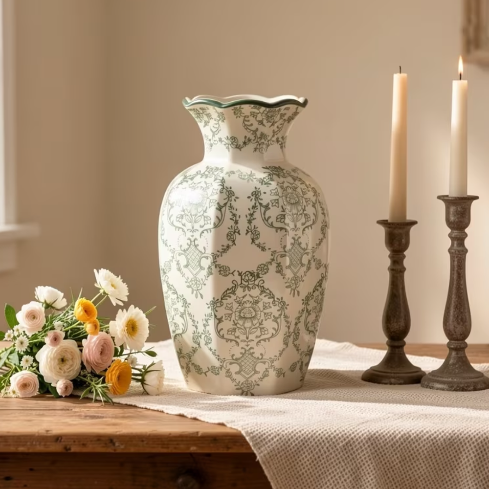 Vintage vase - green