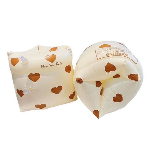 Retro hearts arm floats