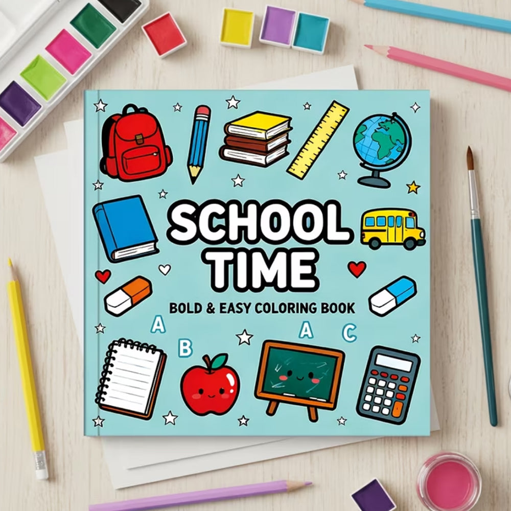 School coloring book