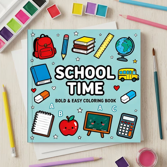 School coloring book