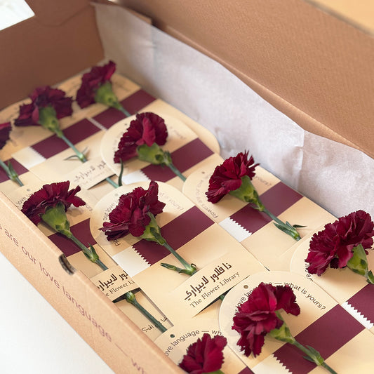Qatar Giveaways - Red Carnation