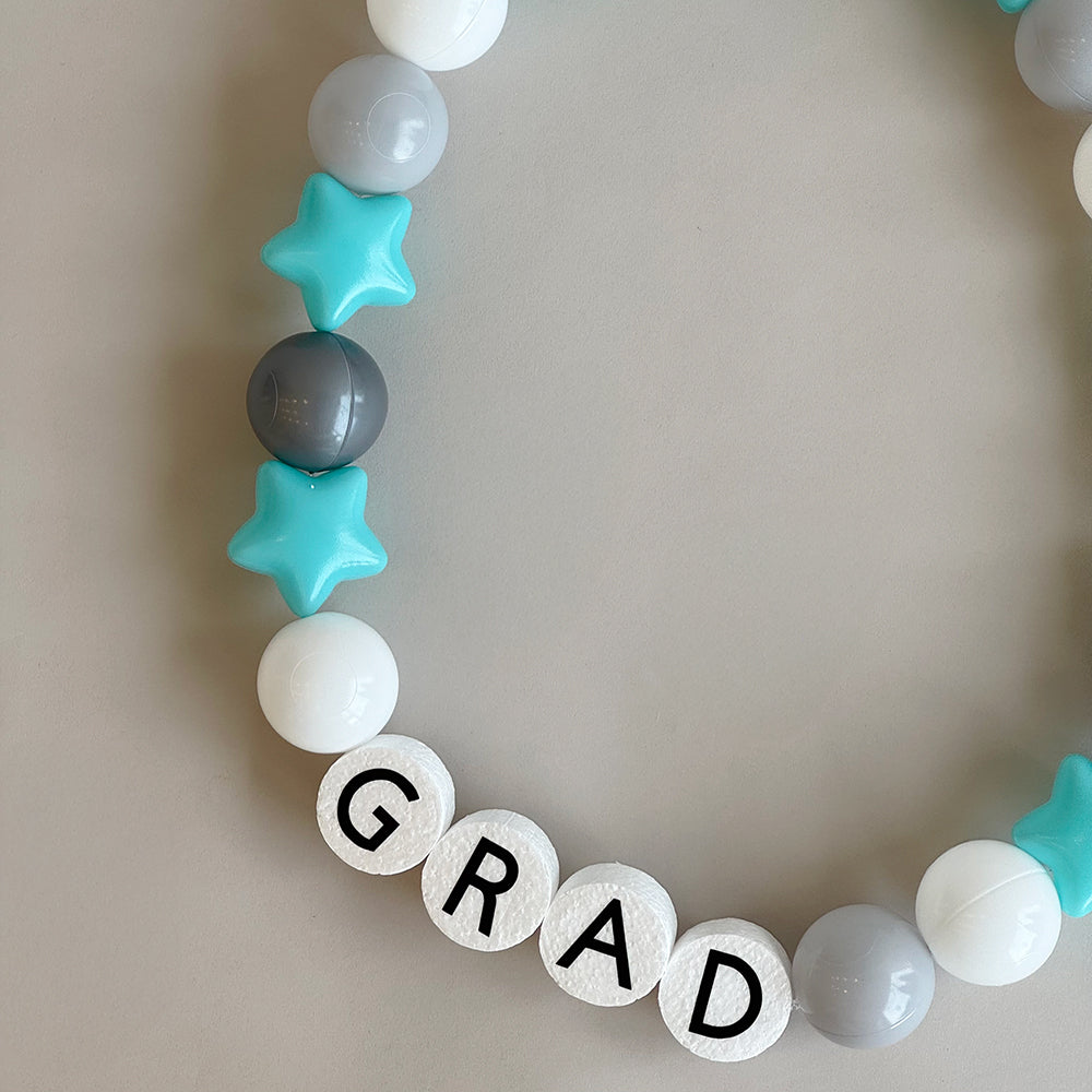 Graduation Charm Lei - Green