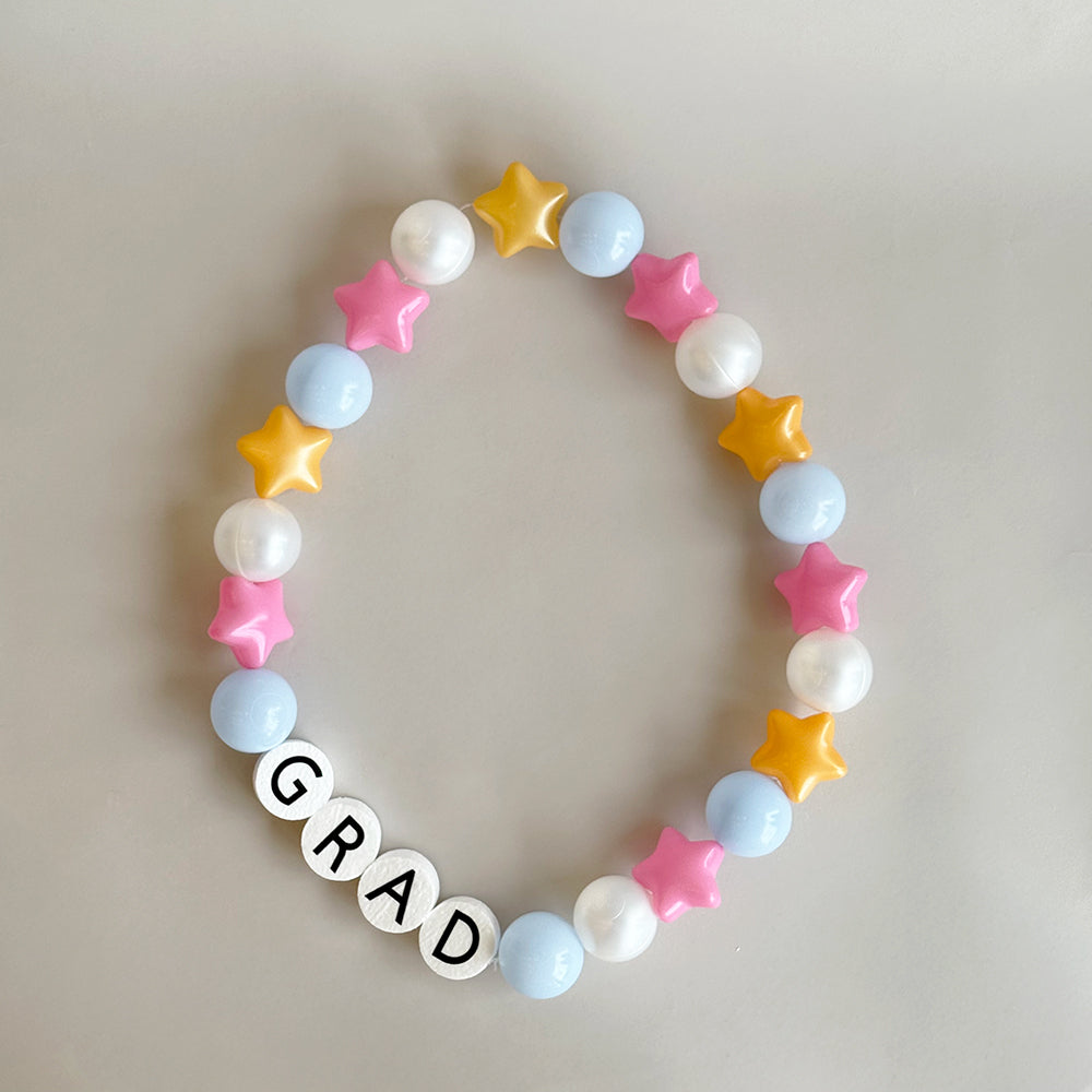 Graduation Charm Lei - Pink