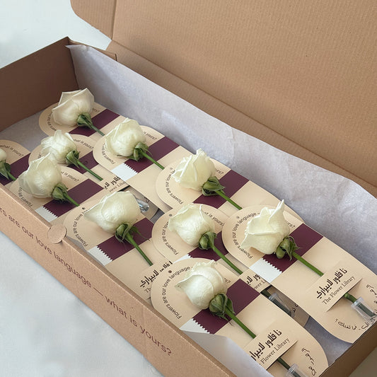 Qatar Giveaways - White Rose