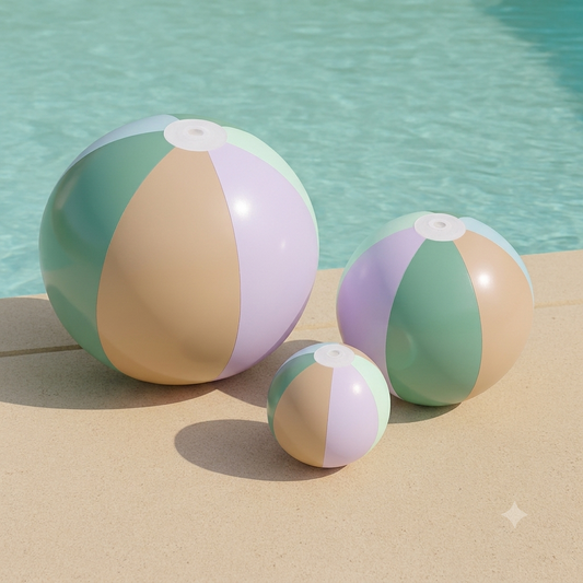 Vintage beach ball