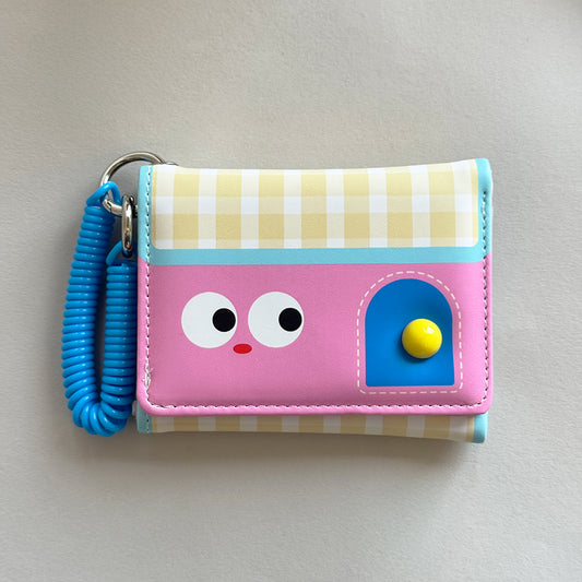 Cartoon wallet - yellow