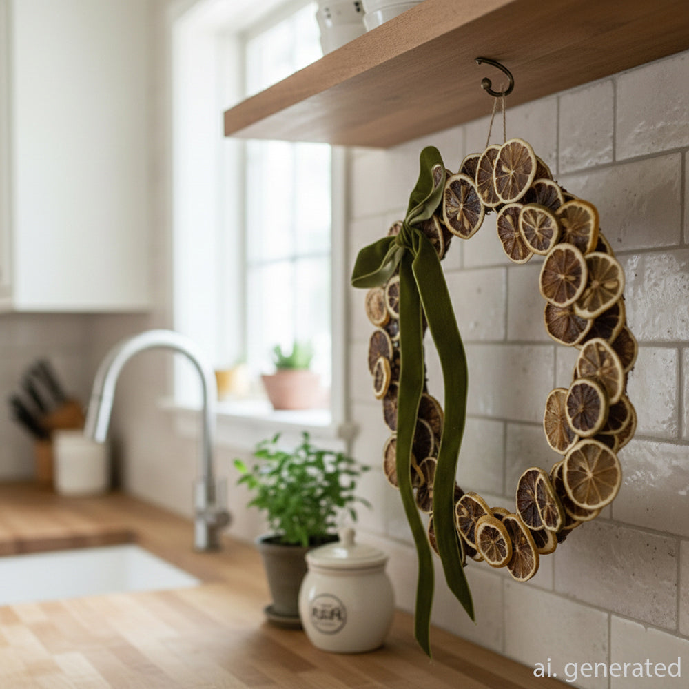 Citrus Wreath – Lemon