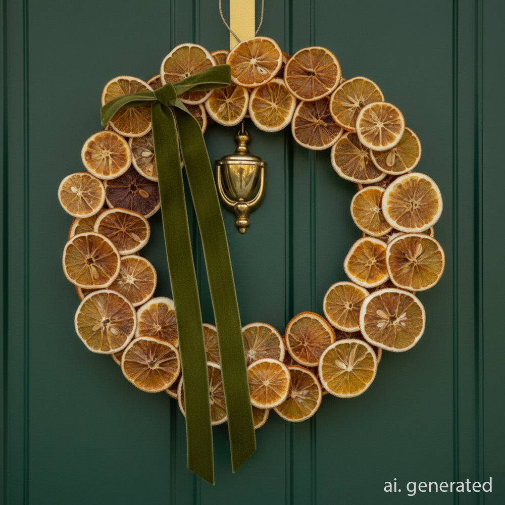 Citrus Wreath – Orange