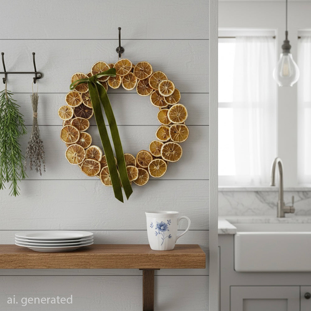 Citrus Wreath – Orange